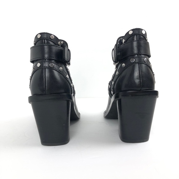NWOB Aldo black studded ankle boot - Picture 8 of 11